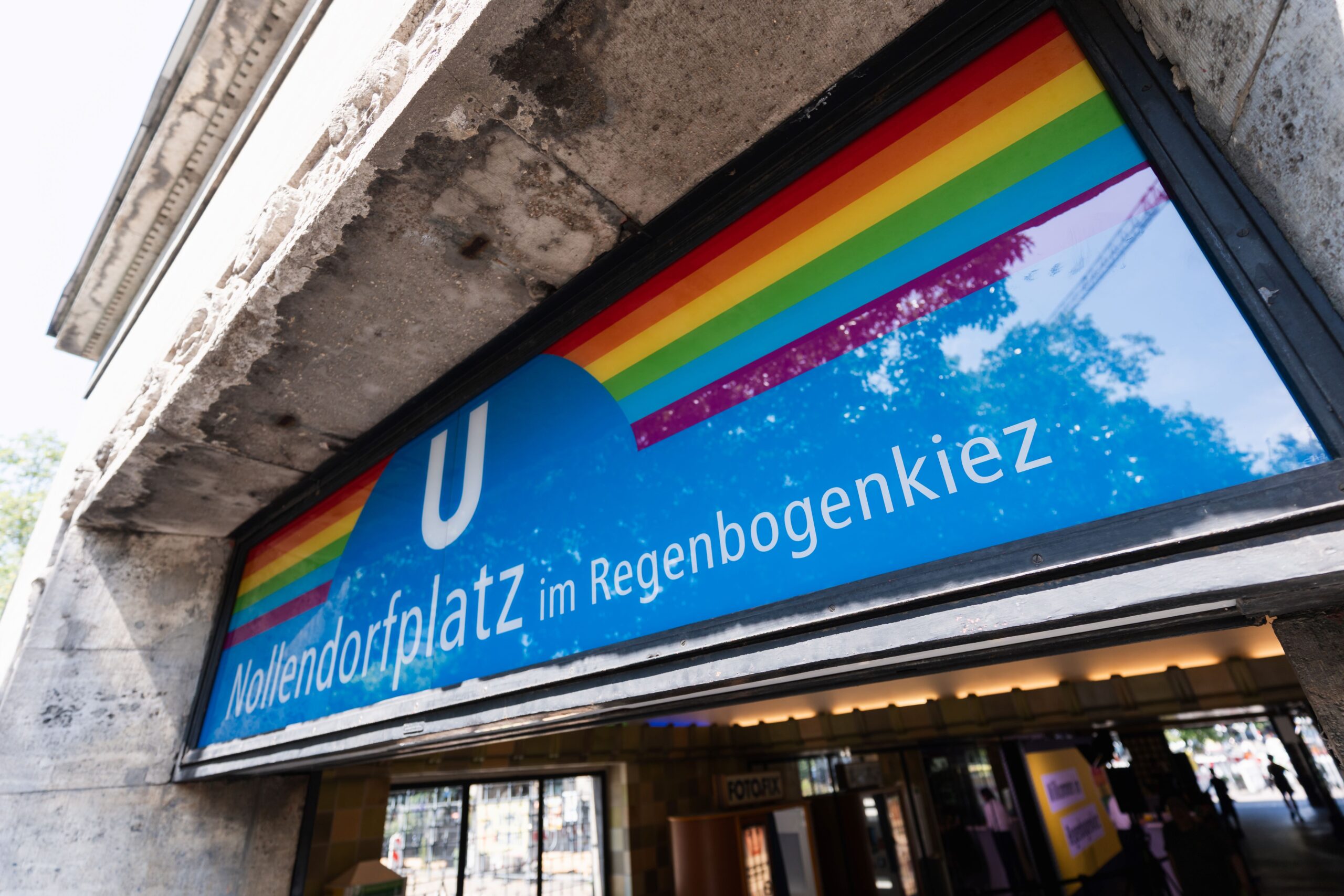 Der Nollendorfplatz im Regenbogenkiez.