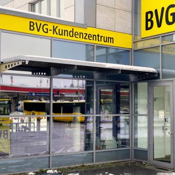 Ein BVG Kundenzentrum